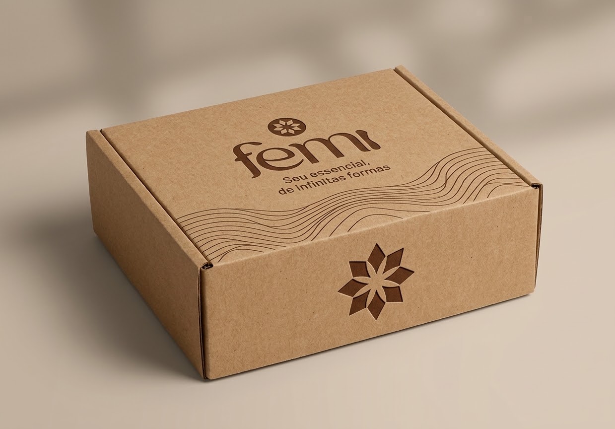 Caixa da marca FEMI